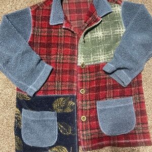 VTG 90’s Koret Red Plaid Fleece Jacket